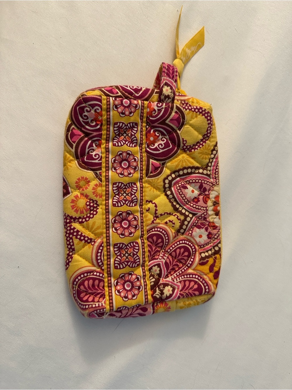 Vera Bradley Bali Gold Makeup Bag